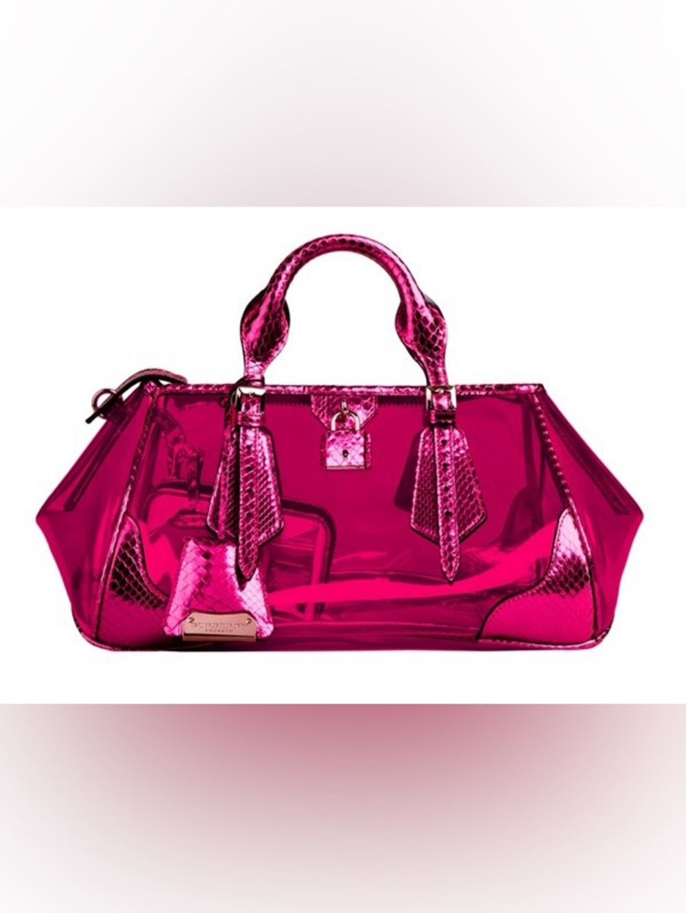 ❌ SOLD ❌ Burberry Blaze Vinyl/Clear Handbag
